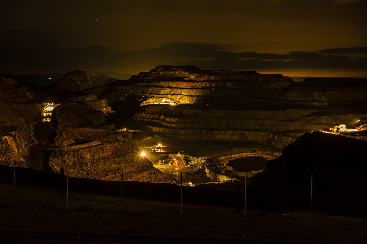 mines, mining, night, evening, huelva, spain, mining, mining, mining, mining, mining